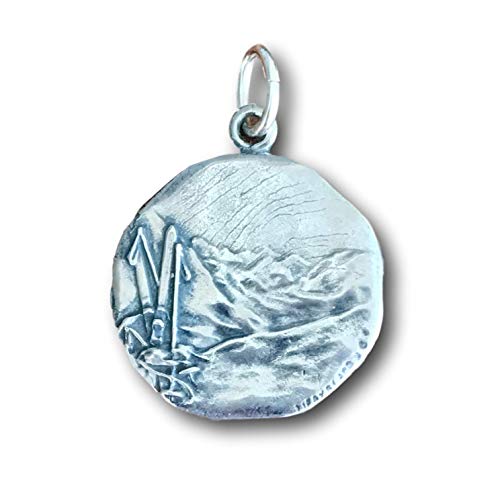 Sterling Silver St Bernard Medal - Patron of Hikers, Skiers and Mountain Climbers - Antique Replica2