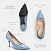 Coach Women's Runway Pump Ballet Flat, Bluebell, 5