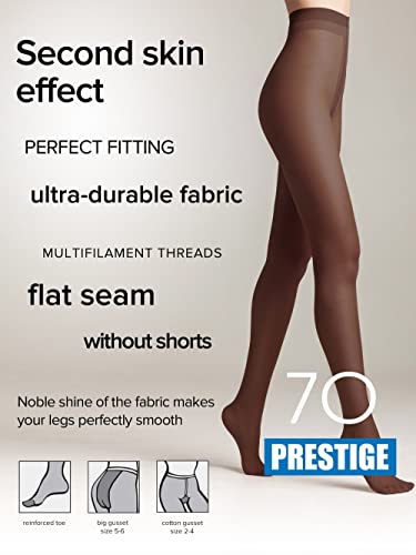 Conte Classic Semi Opaque Silk Tights Prestige 70 Den3