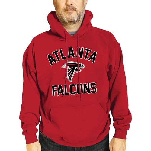 Image of Team Fan Apparel NFL Gameday Hoodie Pullover Sweatshirt for Men and Women | Officially licensed NFL Gameday fleece pullover - kangaroo pocket, ribbed cuffs, drawstring hood, unisex fit