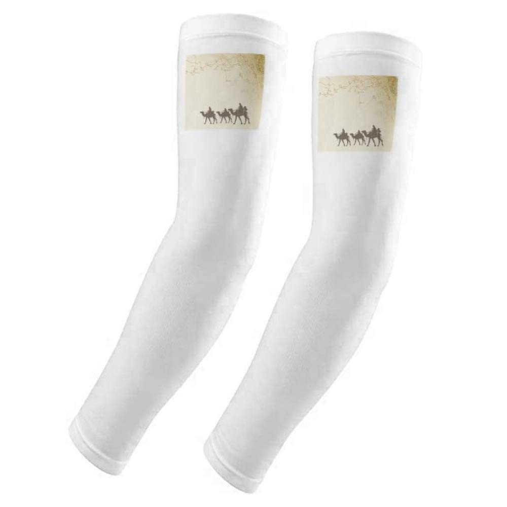 Guante de seda transpirable con estampado de camello chino que protege la piel delicada 5
