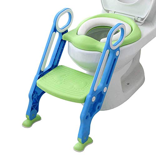 Siège de formation de pot de bébé avec échelle réglable bleu