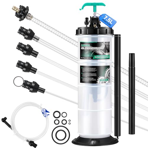 Poafamx Oil Extractor Pump Manual, 7.5L/2 Gallon Fluid Extractor Pump