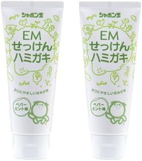 シャボン玉石けん EMせっけんハミガキ 140g×2個