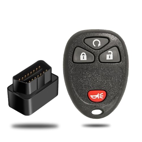 Keyless Entry Remote Kit for Chevy Silverado Avalanche Equinox Express Traverse GMC Yukon Sierra 1500 2500 3500 HD Acadia Savana Buick Enclave(OUC60270 OUC60221)