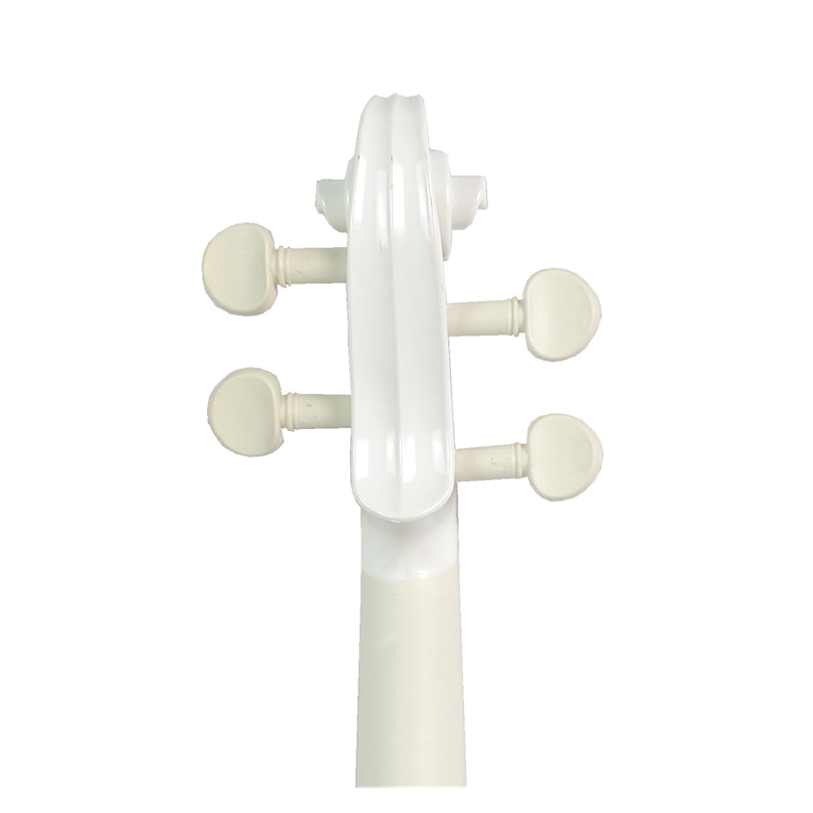 Violines Violín Blanco 4/4 para Estudiantes, Violín De Tamaño Completo para Principiantes, Estuche De Violín Ligero Y Delgado, Kit De Puente De Cuerda para Arco De Madera De Brasil