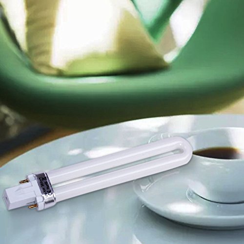 Lizusidtsy New Professional Electronic 2pcs 365nm 9W Nail Dryer UV Lamp Light Bulb Tube Replacement Art Nail Polish Manicure