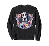 Photo Gallery floreale inglese springer spaniel mama dog lover festa della mamma felpa Photo Gallery floreale inglese springer spaniel mama dog lover festa della mamma felpa