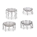 Photo Gallery loberon set di 4 piatti per candele pontarion, vetro, Ø ca. 11 cm, trasparente Photo Gallery loberon set di 4 piatti per candele pontarion, vetro, Ø ca. 11 cm, trasparente