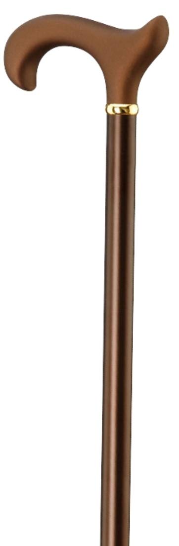 Bastón Spike Plus Soft Ergonomic, color bronce, material de metal ligero, longitud 78 hasta 103 cm, soporta hasta 110 kg