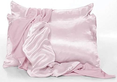 Blush Satin Pillowcase Pair - Standard Size
