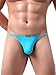 iKingsky Men's G-String Underwear Sexy Low Rise Bulge Y-back Thong Underwear (Medium, 6 Pack)