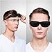 Sobre Gafas de Sol - Negro Plástico Sobre Las Gafas con Lentes...