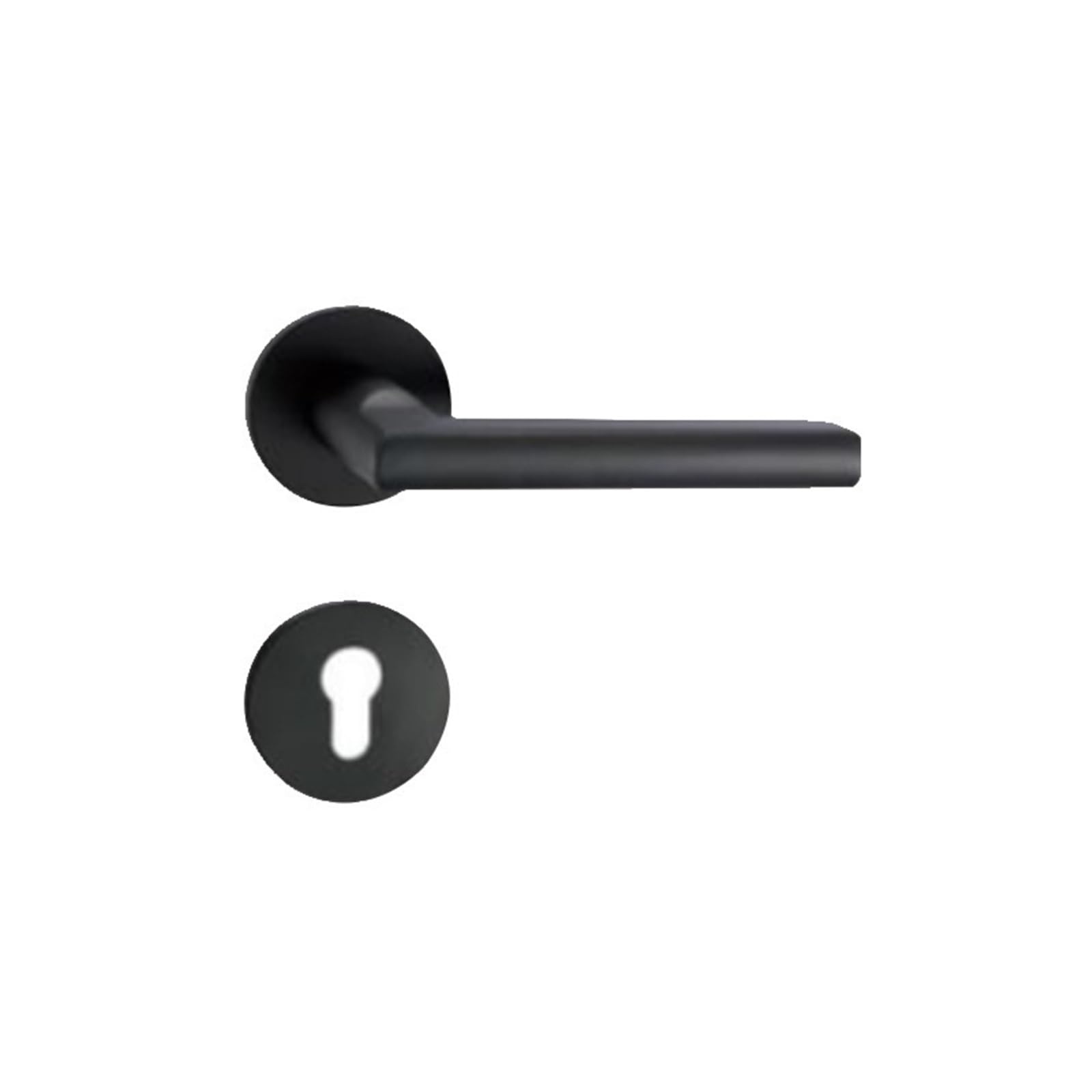 Kfvmvtdw One Color Nordic Style Space Aluminum Lever Door Lock For Bedroom Silent