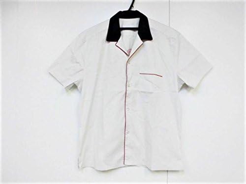 Amazon.co.jp: (プラダ) PRADA シャツ 半袖シャツ メンズ 白×カーキ 