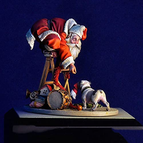 Figura de Resina 1:32 Hombre Antiguo con Perro miniatura 1