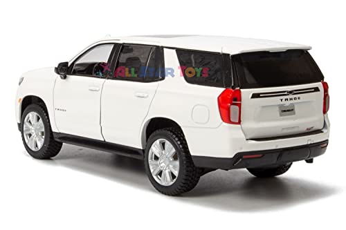 Modelo Diecast 2021 Tahoe escala 1:26 Blanco miniatura 5