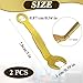 2 Packs Pivot Adjustment Wrench for Sliding Door Hanger, Bi-Fold Closet Door Pivot Adjustment Tool, Pivot Folding Door Adjustment Pocket Wrench, 3 Inch Length