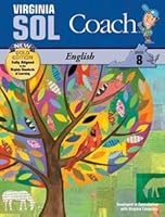 Virginia SOL Coach English Grade 8 0783681445 Book Cover