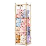 【FACILE À DÉPLACER】Notre Range Peluche convient aux salles de jeux, aux chambres à coucher, aux chambres d'enfants, aux salons, aux crèches et aux jardins d'enfants. Il permet non seulement de ranger les peluches, mais aussi d'interagir avec elles de manière amusante.