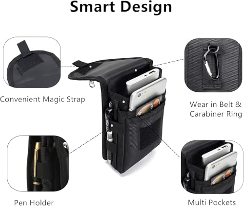 Handy Gürteltasche,Gürtel Tasche Handytasche Halterung Universal für iPhone 16 15 14 13 12 Pro Max,Handytasche für Rucksack,Geschenke für Männe