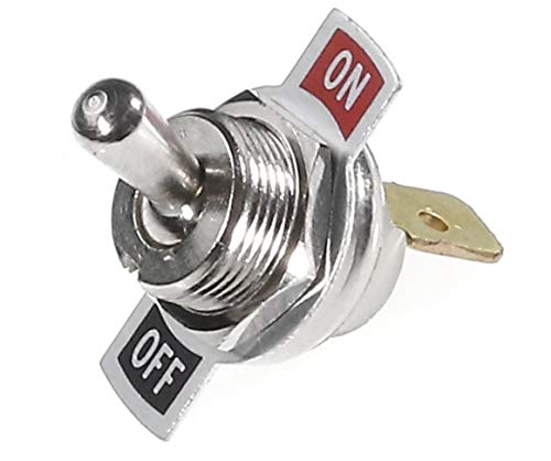 INTERRUPTEUR UNIVERSEL METAL CHROME TRONCONNEUSE TAILLE HAIE TONDEUSE MOTOCULTEUR