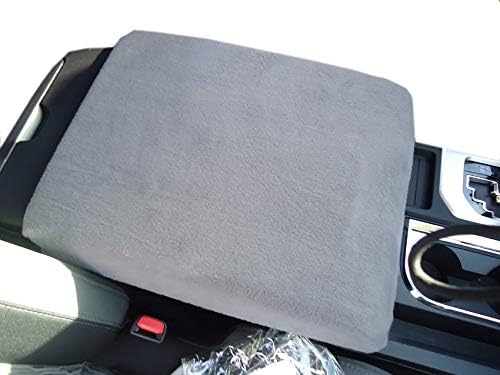 Car Console Covers Plus Handmade in USA Designed for Nissan NV3500 2013-2022 Fleece Auto Armrest Center Console Cover Black