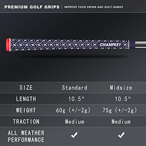 Champkey X Rubber Golf Grips Set