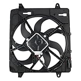 ApplianPar Engine Radiator Cooling Fan Assembly for Jeep Wrangler 2012-2017 Wrangler JK 2018 3.6L