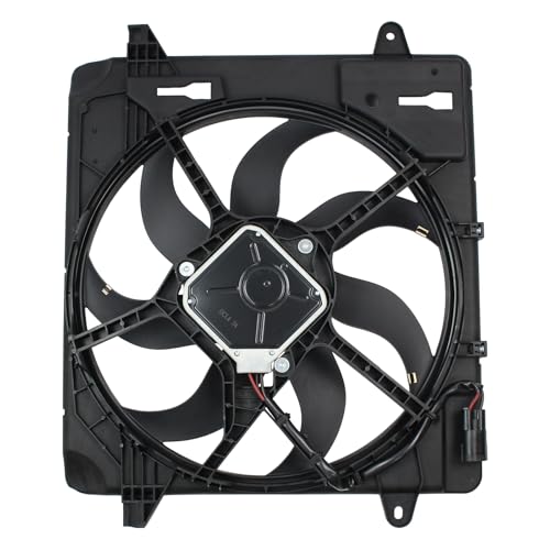 ApplianPar Engine Radiator Cooling Fan Assembly for Jeep Wrangler 2012-2017 Wrangler JK 2018 3.6L