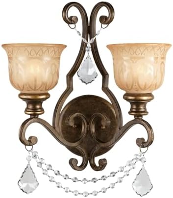 Sutton 4 Ligth Crystal Candle Chandelier Color Accents: Amber