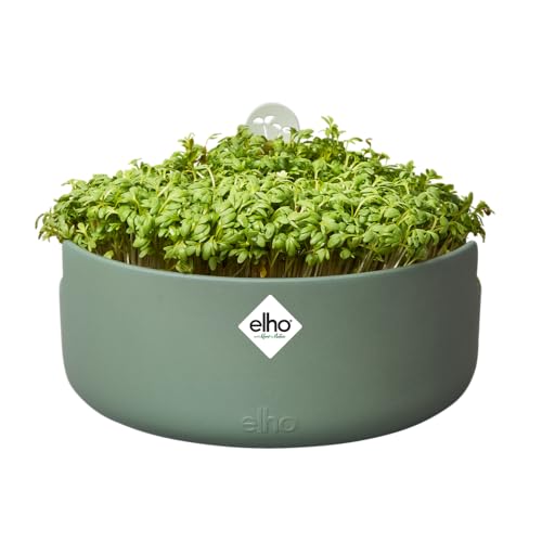 elho Magic Microgreens 17 - Sprouting Kit - diameter 16.8 x H 7.1 cm - Green/Leaf Green, 17 cm - Image 3