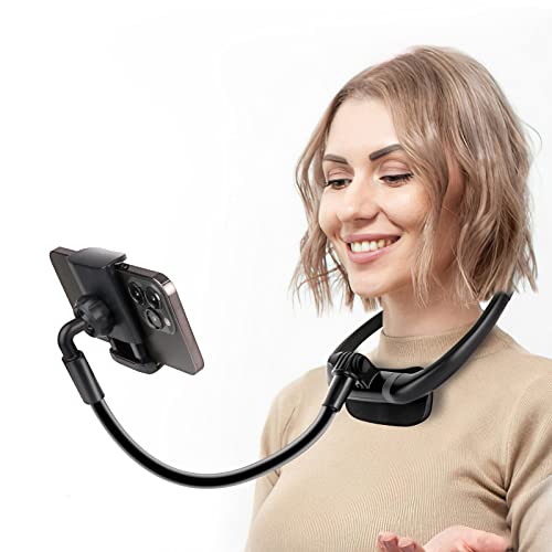 Cell Phone Stand, Neck Cell Phone Holder, Flexible Long Arm Gooseneck Phone Holder For Bed, 360 Degree Free Rotation Phone Mount, Universal Multi-Functional Mobile Phone Stand For 4.7''-6.7'' Phone #TOP1