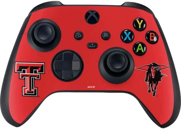 Skinit Decal Gaming Skin Compatible with Xbox Series X Bundle - Officially Licensed Texas Tech University Red Raiders Design