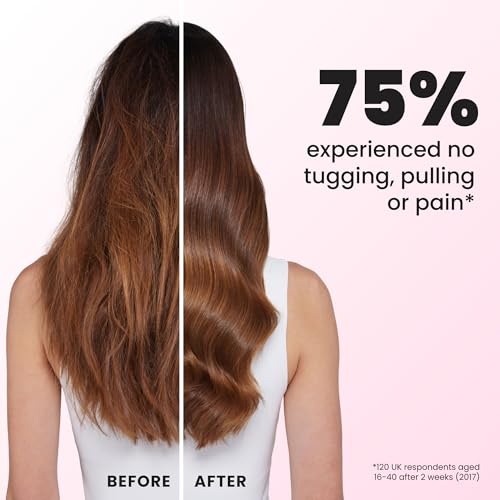 Image of Tangle Teezer Ultimate Detangler Brush for Wet & Dry Hair, Eliminates Knots & Reduces Breakage for Straight to Wavy Hair Types, Millennial Pink (Pack of 3)