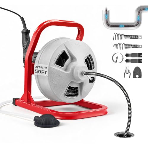 VEVOR 50 FT Drain Cleaner Machine