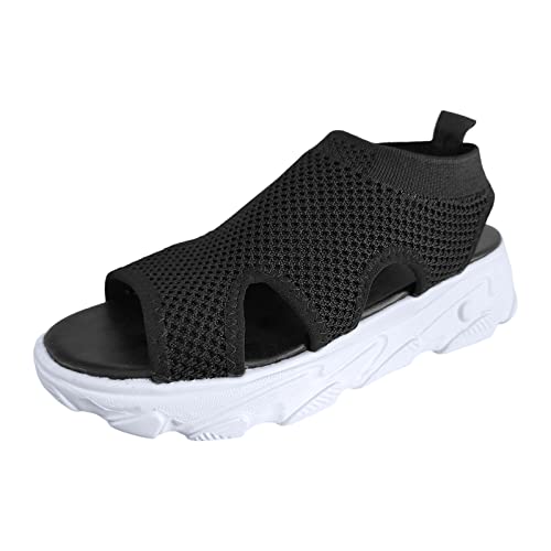 sandales à plate forme sabot à talon haut sandale tong confortable pour marcher femme sandale+orthopedique sandales pour femmes claquette piscine mules femme hiver leger chausson homme confortable