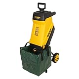 TOUGH MASTER Electric Garden Shredder 2400W, Portable with 10 Metre Power Cable,...