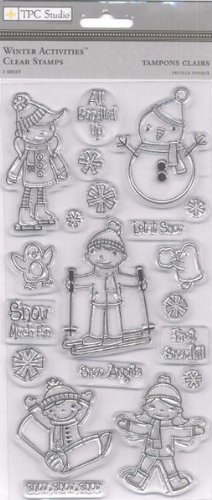 Winter Activities Clear Stamps | TPC Studio