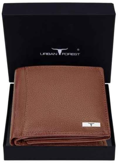 Oliver Redwood Light Brown Leather Wallet For Men, 6 Card Slot, Light Brown, Contemporary