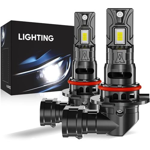 Aunvista 2Pack 9005 Light Bulb, 30000LM White Bright 6000K