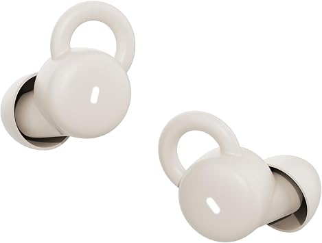 Sleep Earbuds w/Mic, Comfortable Sleeping Headphones Small Design for Side Sleepers Invisible Buds for Sleep Wireless Bluetooth Earphones for Noise Blocking Snoring Ivory