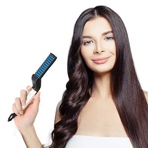 Preisvergleich Produktbild Haarglätter Bürste , Beheizte Glätteisen, Multifunktionale Elektrische Haarglättung Shaping Kamm Haar Styler Profi Haarglätter Haarbürste Antistatisch Schnelles Aufheizen für alle Haartypen