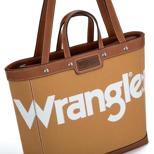 Image of Montana West Wrangler Tote Bag for Women Vintage Top Handle Handbags and Shoulder Bag