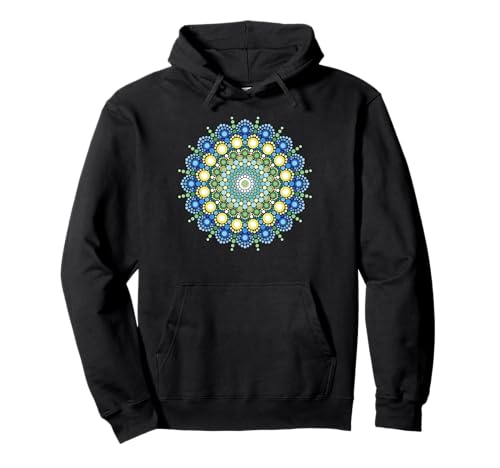 Mandala Energía Sagrada Yoga Prana Art Mantra Om Good Vibe Sudadera con Capucha