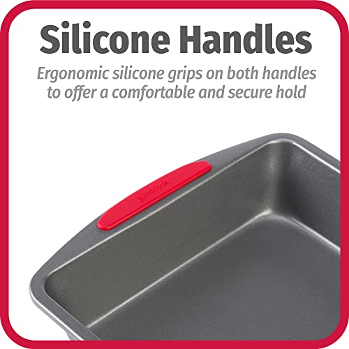 image for GoodCook MegaGrip 8” x 8” Non-Stick Square Baking Pan with Silicon