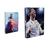 fifa 18 ps4 cex producto 2: Steelbook FIFA 18 Nintendo Steelbook Battlefield 5 No Incluye Juego (Edición Exclusiva Amazon) + Scanavo Steelbook Fifa 18 (No Incluye Juego)