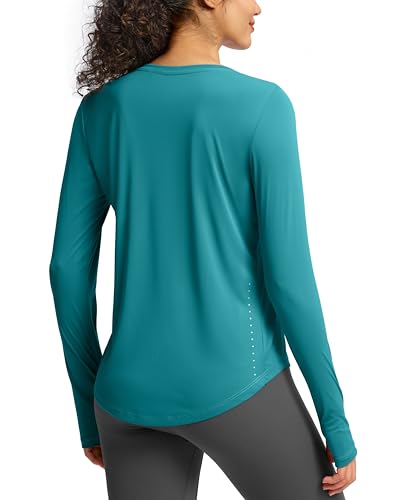 Image of Soothfeel Lightweight Long Sleeve Workout Tops for Women Gym Running Shirts | Quick Dry, Breathable, Moisture Wicking, UPF 50+ Sun Protection, Athletic Shirts for Running, Gym, Exercise, Yoga, Hiking
