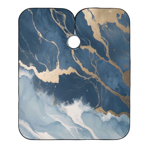 Capa de barbería impermeable Kigai Marble para hombres miniatura 2