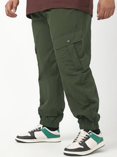 Image of Bewakoof Men's Super Loose Fit Joggers